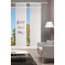 Home Wohnideen Schiebevorhang Digitaldruck Bambus-optik \"good Vibes\" Rose 260 x 60 cm