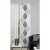 Home Wohnideen Schiebevorhang Effektvoile Scherli Grau-braun 245 x 60 cm