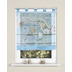 Home Wohnideen Schlaufenraffrollo Voile Digitaldruck \"maritim\" Blau 140 x 100 cm