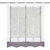 Home Wohnideen Schlaufenrollo Lngsstreifen Grau transparent 140 x 100 cm