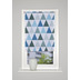 Home Wohnideen SISORI Kettenzugrollo aus Seidenoptik digitalbedruckt blau 150x100 cm