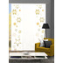 Home Wohnideen STARIO 3er SET Schiebevorhang aus Dekostoff digitalbedruckt gold 245x60 cm