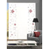 Home Wohnideen STARS 3er SET Schiebevorhang aus Dekostoff digitalbedruckt rot 245x60 cm