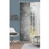 Home Wohnideen WEINACHTSSTERN Schiebevorhang aus Dekostoff digitalbedruckt grau 245x60 cm