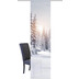Home Wohnideen WINTERSONNE Schiebevorhang aus Seidenoptik digitalbedruckt wei 245x60 cm