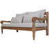 HSM Collection Bahama sofa 2-seater incl cushionset - 150x95x80 - Natural - Teak