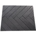 HSM Collection Beistelltisch Verona - 30x38x65, rechteckig - Schwarz - Mangoholz/Eisen