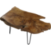 HSM Collection Couchtisch - 90x55x42 cm - Wurzel Teakholz/Eisen