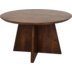 HSM Collection Cross leg Coffee table - 80X80X45 - matt brown - Mangowood