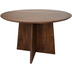 HSM Collection Cross leg dining table - 120x120x77 - Brown - Mangowood