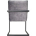 HSM Collection Dining chair Boston S/2 - 56x68x89 - Adore 180 Dolhin grey - Velours/metal