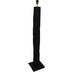 HSM Collection Floorlamp - 30x30x145 - Black/gold - Teak Root/metal