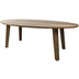 HSM Collection Garden table top oval - 180x100x3.5 - Natural - Old teak wood