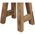 HSM Collection Hocker Napels - 40 cm - massives Teakholz