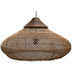 HSM Collection Pendelleuchte - 65x65x40 - Natur - Rattan/Teak