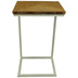 HSM Collection Read sidetable Fishbone - 38x30x65 - Natural/white - Oak/metal