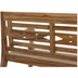 HSM Collection Risban 2-Sitzer - 120x65x88/45 - Natur - Teak