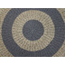 HSM Collection Runde Teppich - 120 - Bast/Seegras - natur/grau