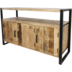 HSM Collection Sideboard Havana - 3-tr - mangoholz/eisen