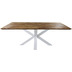 HSM Collection Table Fishbone Rectangular - 200x100x76 - Natural/white - Oak/metal