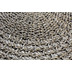 HSM Collection Teppich - 150 cm - raffia/seegras - Natur/Schwarz