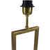 HSM Collection Tischlampe - eckiges Gestell - 20x20x55 - Gold - Metall