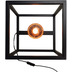 HSM Collection Tischlampe Fremont quadratischer Rahmen - 26 cm - schwarz