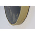 HSM Collection Wanduhr Roman Marseille - 50x6 cm - Schwarz/Marmoroptik - Metall/Glas