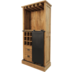 HSM Collection Weinregal Blackburn - 177 cm Hoch aus Reclaimed teak/Eisen