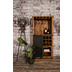 HSM Collection Weinregal Blackburn - 177 cm Hoch aus Reclaimed teak/Eisen