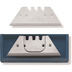 Skorpa Bodenverlegeset - Cuttermesser/Teppichmesser + Trapezklingen Hakenklingen + 25m Tesa Verlegeband doppelseitiges PVC + Teppich-Klebeband
