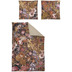 irisette Flausch-Cotton Bettwäsche Set Zobel 8873 kupfer 135x200 cm + 1x80x80 cm