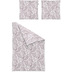 irisette Mako-Satin Bettwsche Set Florenz 8447 rosa 135x200 cm + 1x80x80 cm
