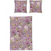 irisette Mako-Satin Bettwsche Set Glamour 8865 rosa 155x200 cm + 1x80x80 cm