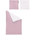 irisette Mako-Satin Bettwäsche Set Nora 8255 rosa 135x200 cm, 1 x Kissenbezug 80x80 cm