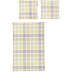 irisette Mako-Satin Bettwsche Set Sky 8524 gelb 200x200 cm + 2x80x80 cm