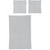irisette Seersucker Bettwsche Set Easy 8516 silber 135x200 cm + 1x80x80 cm