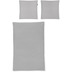 irisette Seersucker Bettwsche Set Easy 8517 silber 135x200 cm + 1x80x80 cm