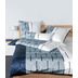 Janine Bettwäsche MILANO Mako-Satin nachtschattenblau perlblau 45026-02 Standard Bettbezug 135x200, Kissenbezug 80x80cm