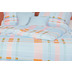 Janine Bettwsche TANGO Mako-Soft-Seersucker orange mint 20139-04 135x200 + 80x80