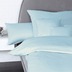Janine Mako-Satin Colors perlblau Standard Bettbezug 135x200, Kissenbezug 80x80cm