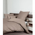 Janine Mako-Satin Colors taupe Standard Bettbezug 135x200, Kissenbezug 80x80cm