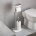 Joseph Joseph EasyStore Toilettenpapierrollenhalter + Flex Lite Steel WC-Bürste