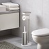 Joseph Joseph EasyStore Toilettenpapier-Stand mit Flex Steel Toilettenbürste