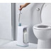 Joseph Joseph Flex™ Store Toilettenbürste mit extra großem Aufbewahrungsbehälter - Blau/Weiß