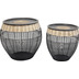Kare Design Beistelltisch African Drums (2/Set)