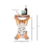 Kare Design Beistelltisch Animal Tiger 35cm