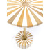 Kare Design Beistelltisch Domero Cirque Gold Wei