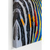 Kare Design Bild Touched Wildlife Zebra 80x80cm