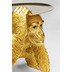 Kare Design Deko Figur Butler Playing Chimp Gold 52cm